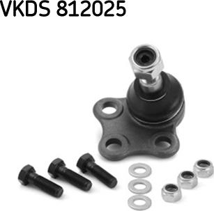 SKF VKDS 812025 - Шаровая опора, несущий / направляющий шарнир www.parts5.com