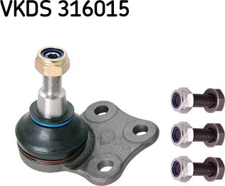 SKF VKDS 316015 - Nosilni zgib / vodilni zgib www.parts5.com