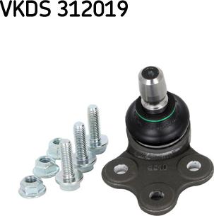 SKF VKDS 312019 - Przegub mocujący / prowadzący www.parts5.com