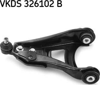 SKF VKDS 326102 B - Barra oscilante, suspensión de ruedas www.parts5.com