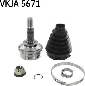 SKF VKJA 5671 - Set articulatie, planetara www.parts5.com