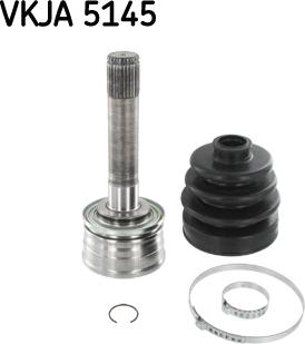 SKF VKJA 5145 - Juego de articulación, árbol de transmisión www.parts5.com