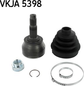 SKF VKJA 5398 - Juego de articulación, árbol de transmisión www.parts5.com