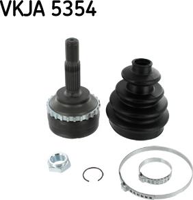 SKF VKJA 5354 - Komplet zgloba, pogonsko vratilo www.parts5.com