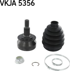 SKF VKJA 5356 - Juego de articulación, árbol de transmisión www.parts5.com