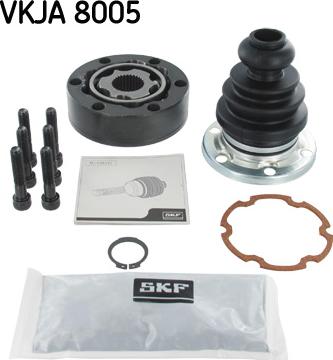 SKF VKJA 8005 - Шарнирный комплект, ШРУС, приводной вал www.parts5.com