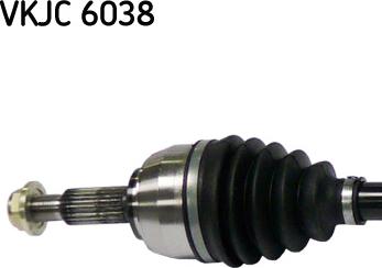 SKF VKJC 6038 - Приводной вал www.parts5.com