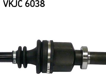 SKF VKJC 6038 - Приводной вал www.parts5.com