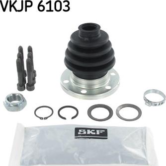 SKF VKJP 6103 - Joint-soufflet, arbre de commande www.parts5.com