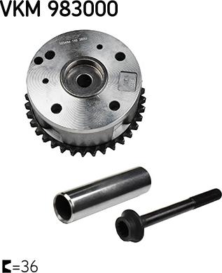 SKF VKM 983000 - Podešavač bregastog vratila www.parts5.com