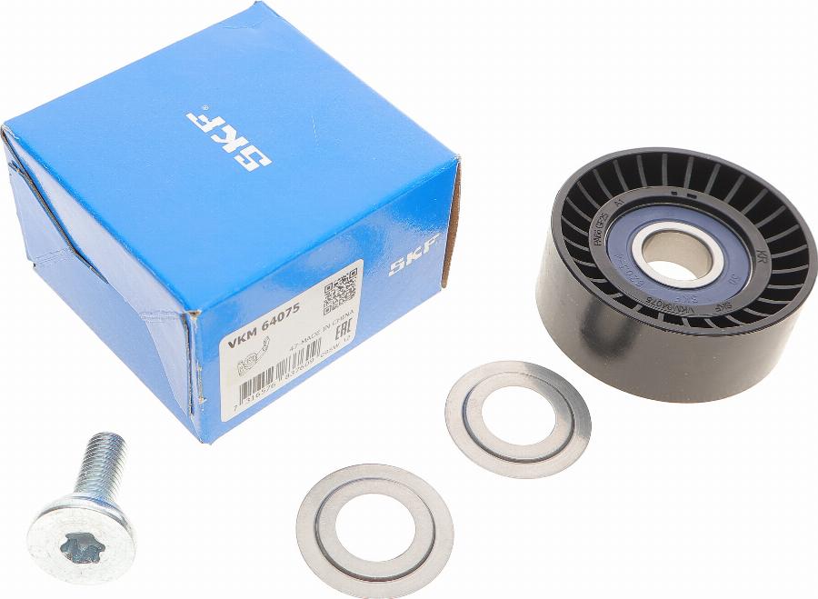 SKF VKM 64075 - Rola ghidare / conducere, curea transmisie www.parts5.com