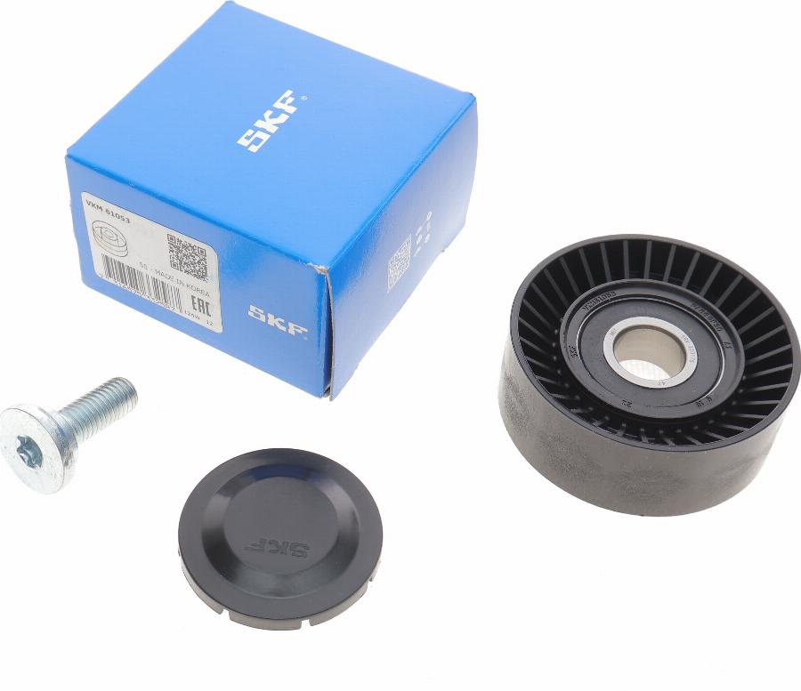 SKF VKM 61053 - Preusmerjevalni valj / vodilni valj, rebrasti jermen www.parts5.com