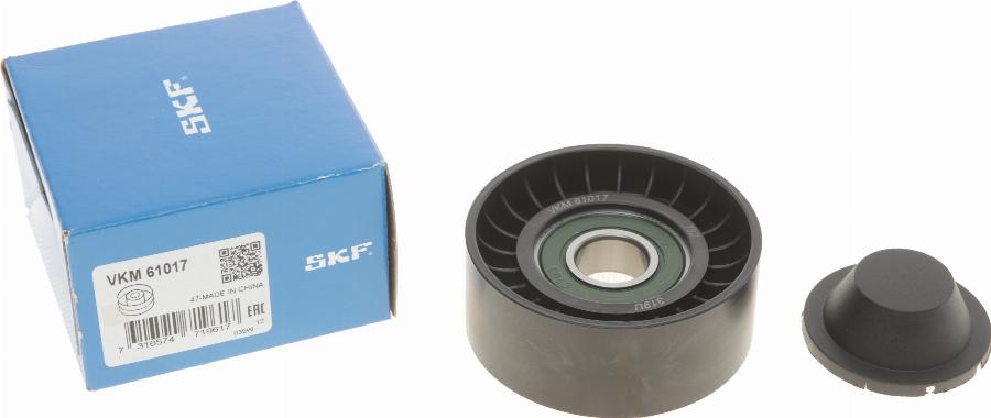 SKF VKM 61017 - Τροχαλία παρέκκλισης, ιμάντας poly-V www.parts5.com