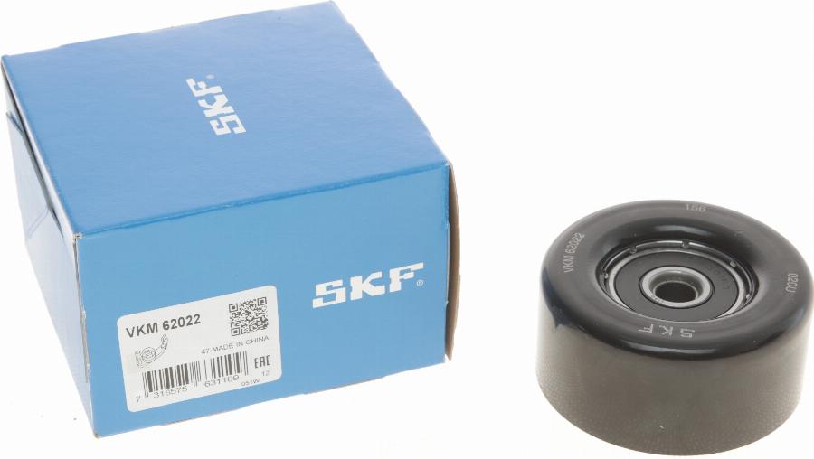 SKF VKM 62022 - Vratná / vodicí kladka, klínový žebrový řemen www.parts5.com