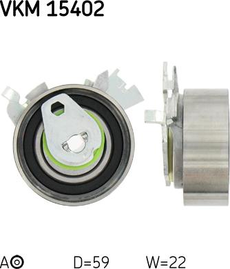 SKF VKM 15402 - Tensioner Pulley, timing belt www.parts5.com