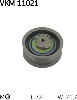 SKF VKM 11021 - Натяжной ролик, ремень ГРМ www.parts5.com