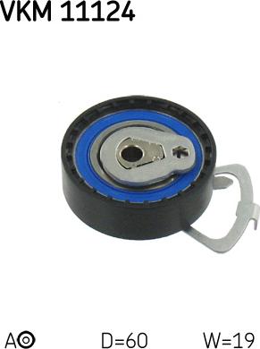 SKF VKM 11124 - Rolka napinacza, pasek rozrządu www.parts5.com