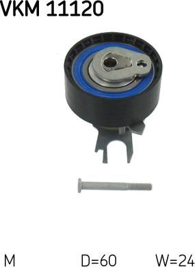 SKF VKM 11120 - Germe makarası, triger kayışı www.parts5.com