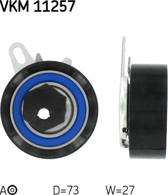 SKF VKM 11257 - Tensioner Pulley, timing belt www.parts5.com