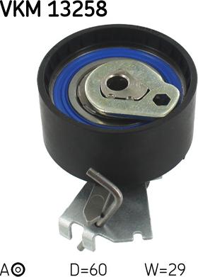 SKF VKM 13258 - Polea tensora, correa dentada www.parts5.com