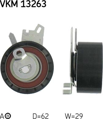 SKF VKM 13263 - Натяжной ролик, ремень ГРМ www.parts5.com