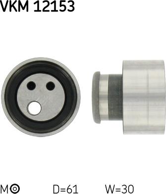 SKF VKM 12153 - Zatezač, zupčasti kaiš www.parts5.com