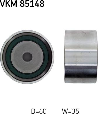 SKF VKM 85148 - Направляющий ролик, зубчатый ремень www.parts5.com