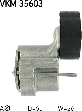 SKF VKM 35603 - Направляющий ролик, поликлиновый ремень www.parts5.com