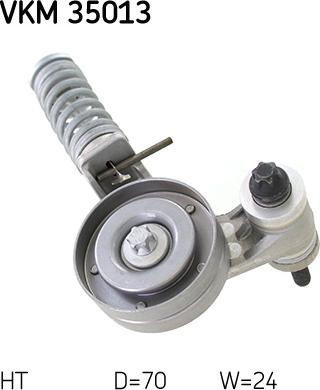 SKF VKM 35013 - Rolka kierunkowa / prowadząca, pasek klinowy zębaty www.parts5.com