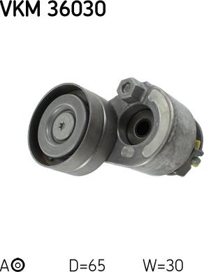 SKF VKM 36030 - Preusmerjevalni valj / vodilni valj, rebrasti jermen www.parts5.com