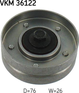 SKF VKM 36122 - Saptırma / Kılavuz makarası, Kanallı V-kayışı www.parts5.com