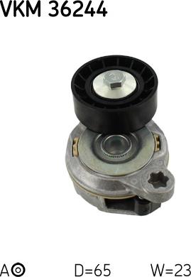 SKF VKM 36244 - Rola ghidare / conducere, curea transmisie www.parts5.com