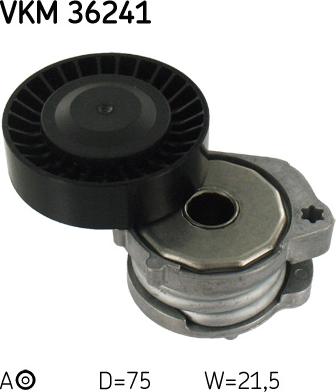 SKF VKM 36241 - Usmeravajući / vodeći točkić, klinasti rebrasti kaiš www.parts5.com