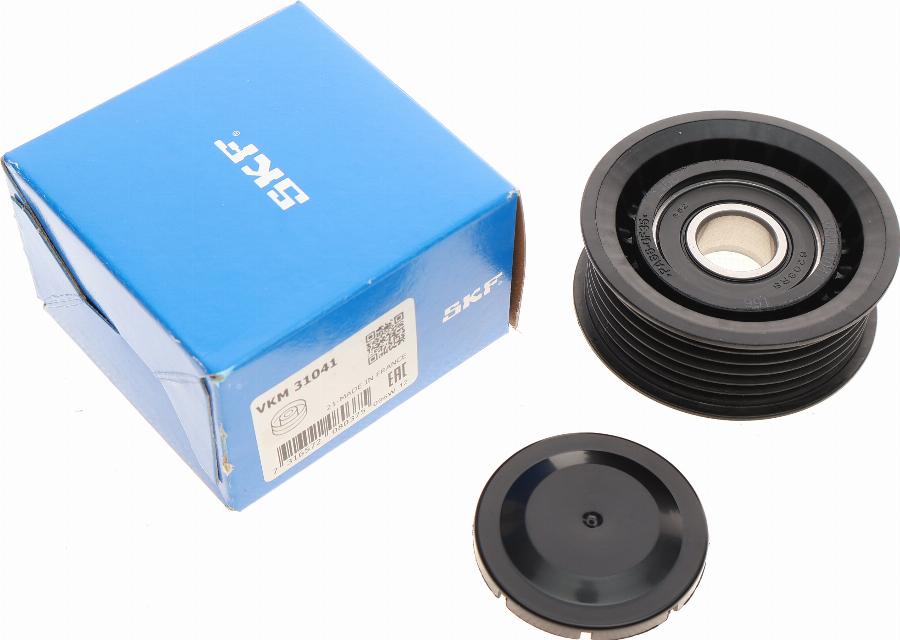 SKF VKM 31041 - Szíjtárcsa / vezetőgörgő, hosszbordás szíj www.parts5.com