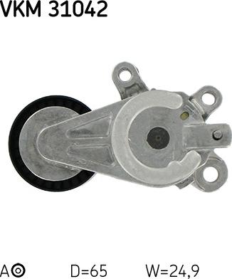 SKF VKM 31042 - Ohjainrulla, moniurahihna www.parts5.com