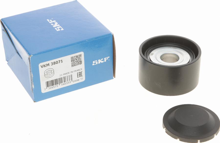 SKF VKM 38071 - Umlenk / Führungsrolle, Keilrippenriemen www.parts5.com