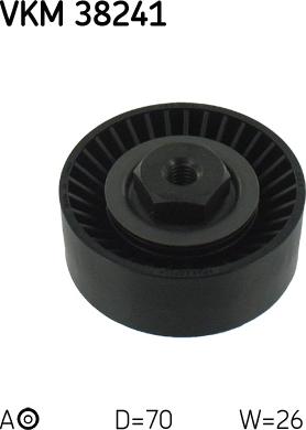 SKF VKM 38241 - Направляющий ролик, поликлиновый ремень www.parts5.com