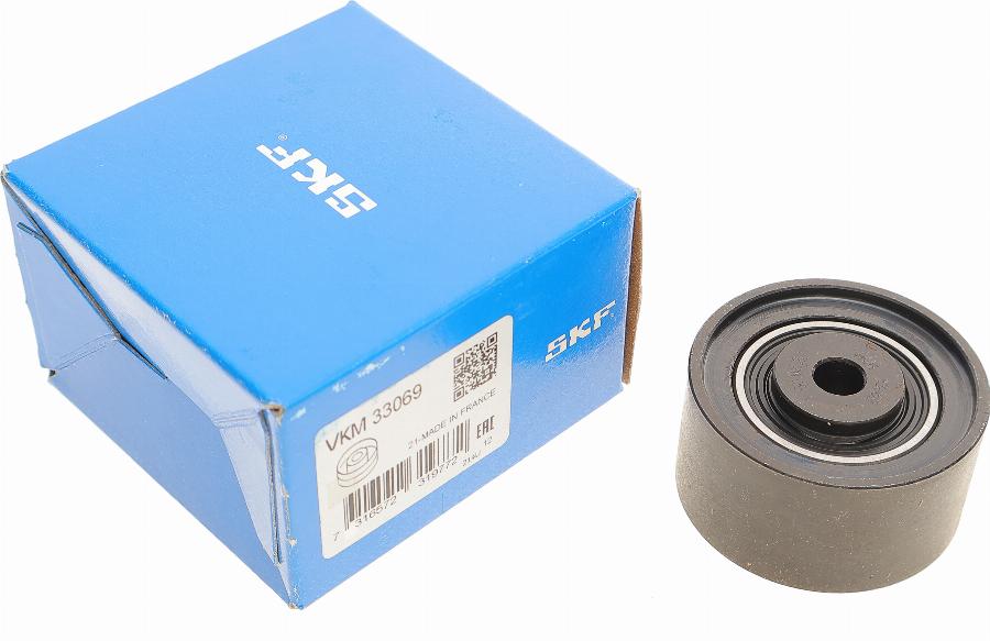 SKF VKM 33069 - Szíjtárcsa / vezetőgörgő, hosszbordás szíj www.parts5.com