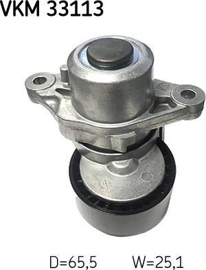 SKF VKM 33113 - Usmeravajući / vodeći točkić, klinasti rebrasti kaiš www.parts5.com