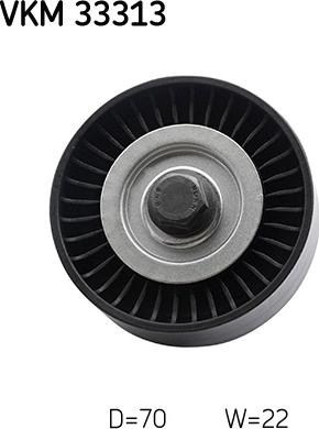 SKF VKM 33313 - Направляющий ролик, поликлиновый ремень www.parts5.com