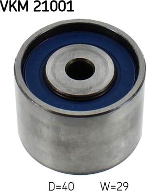 SKF VKM 21001 - Preusmerjevalni valj / vodilni valj, zobati jermen www.parts5.com