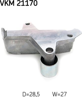 SKF VKM 21170 - Umlenk / Führungsrolle, Zahnriemen www.parts5.com