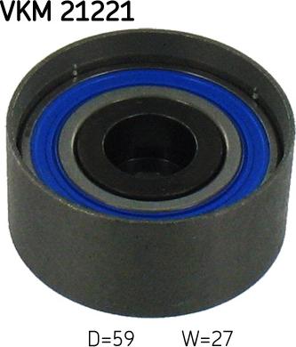 SKF VKM 21221 - Rola ghidare / conducere, curea distributie www.parts5.com