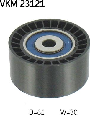 SKF VKM 23121 - Preusmerjevalni valj / vodilni valj, zobati jermen www.parts5.com