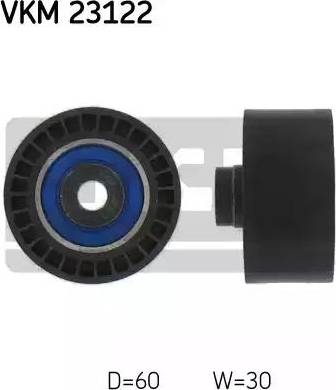 SKF VKM 23122 - Направляющий ролик, зубчатый ремень www.parts5.com