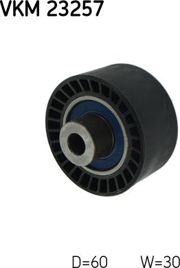 SKF VKM 23257 - Deflection / Guide Pulley, timing belt www.parts5.com