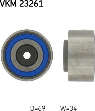 SKF VKM 23261 - Deflection / Guide Pulley, timing belt www.parts5.com