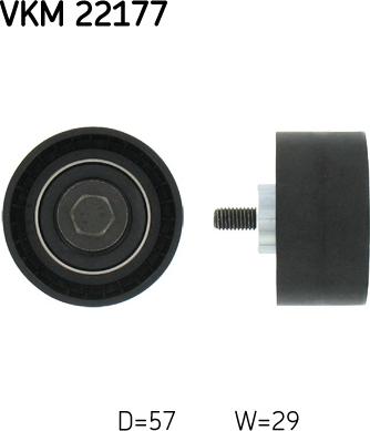 SKF VKM 22177 - Rola ghidare / conducere, curea distributie www.parts5.com