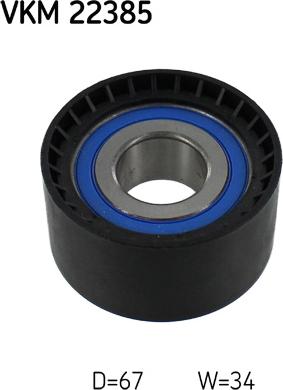 SKF VKM 22385 - Направляющий ролик, зубчатый ремень www.parts5.com