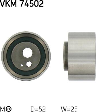 SKF VKM 74502 - Tensioner Pulley, timing belt www.parts5.com